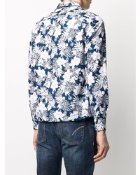 Dell'oglio Floral Print Cotton Shirt