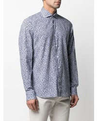 Orian Floral Print Cotton Shirt