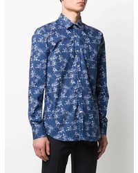 Canali Floral Print Shirt