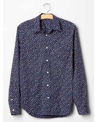 Gap Lived In Meadow Floral Print Shirt