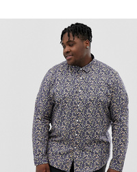 ASOS DESIGN Plus Regular Fit Smart Floral Shirt