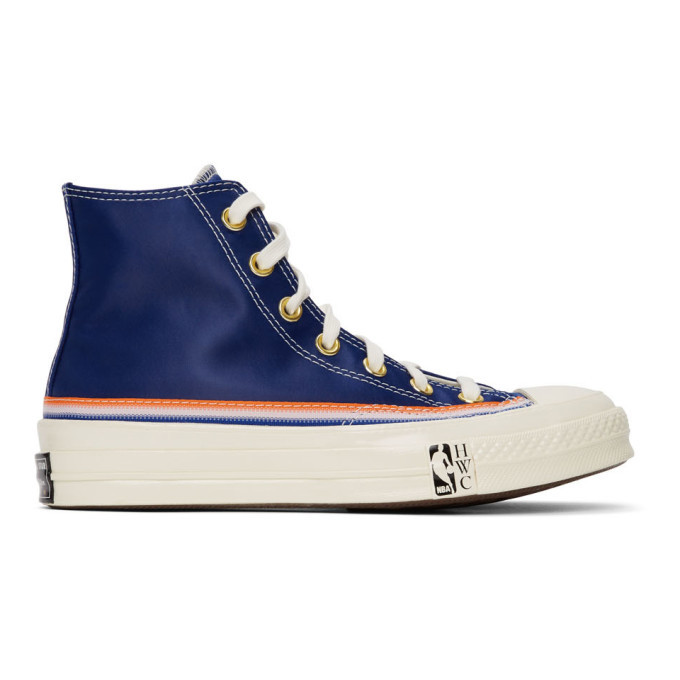 Converse Blue Breaking Down Barriers Edition Knicks Nathaniel Clifton Chuck  70 High Sneakers, $58 | SSENSE | Lookastic