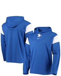 Nike Royal Kentucky Wildcats Sideline Jersey Pullover Hoodie