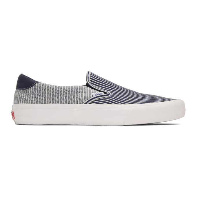 Vans Navy And White Striped Mt Vernon On 59 Vault Lx Sneakers, $47 | |