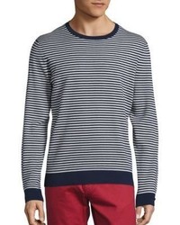 Saks Fifth Avenue Collection Striped Crewneck Sweater