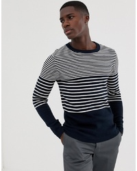 Selected Homme Knitted Stripe Jumper