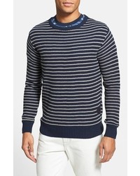 Barbour Legion Stripe Contemporary Fit Crewneck Sweater