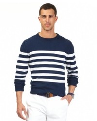 Nautica Crew Neck Stripe Sweater