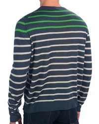 Cullen Silk Linen Striped Sweater