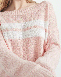Hollister Stripe Crewneck Sweater