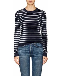 Barneys New York Striped Cashmere Sweater