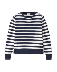 Allude Striped Knitted Sweater