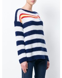Ermanno Scervino Striped Star Patch Sweater