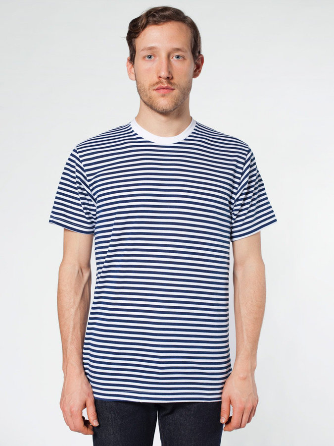 American Apparel Poly Cotton Stripe Crew Neck | Where to buy & how to wear