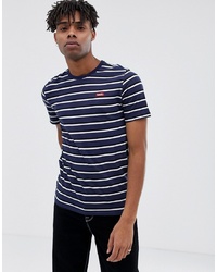 Nike SB Just Do It Stripe T Shirt In Navy 923424 101