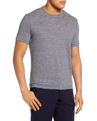 Officine Generale Mini Stripe Cotton Linen T Shirt