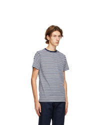 Norse Projects Navy And White Striped Niels T Shirt