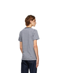 Norse Projects Navy And White Striped Niels T Shirt