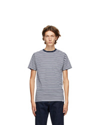 Norse Projects Navy And White Striped Niels T Shirt