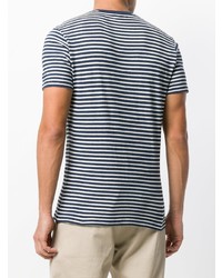 MC2 Saint Barth Striped Chest Pocket T Shirt