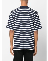 Philippe Model Paris Striped Short Sleeve T Shirt