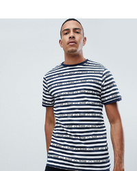 Ellesse T Shirt With Logo Stripes In White