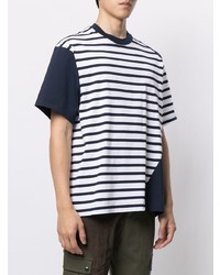 Yoshiokubo Twisted Border Cotton T Shirt