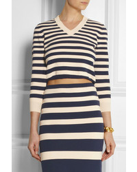 J.Crew Collection Striped Cotton Sweater