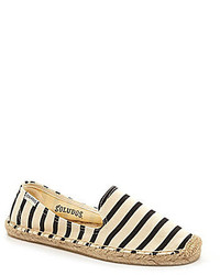 Soludos Classic Striped Espadrille Smoking Slippers