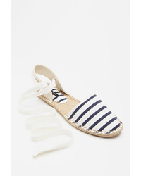 Forever 21 Striped Espadrille Flats