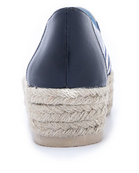 Studio Pollini Striped Platform Espadrilles