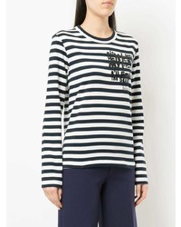 Comme Des Garcons Play Comme Des Garons Play Striped Jersey Jumper