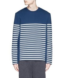 Alexander Wang T By Stripe Gel Print Long Sleeve T Shirt