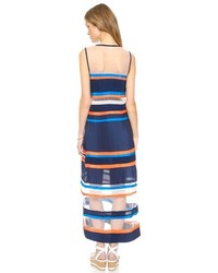 Emma Cook Ribbon Stripe Maxi Dress