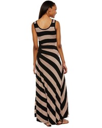 Dana Buchman Striped Maxi Dress