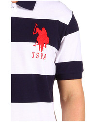 U.S. Polo Assn. 2 Color Wide Stripe Polo