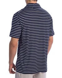 Boast USA Classic Jersey Striped Polo Shirt