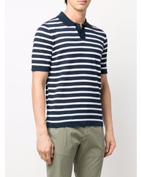 Eleventy Horizontal Stripe Polo Shirt