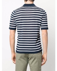Eleventy Horizontal Stripe Polo Shirt