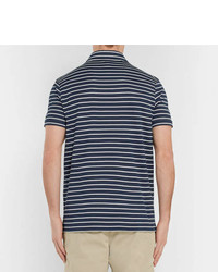 Hugo Boss Striped Cotton Jersey Polo Shirt
