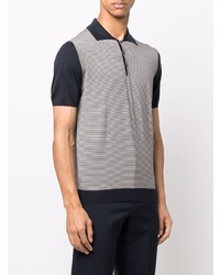 Corneliani Striped Shortsleeved Polo Shirt