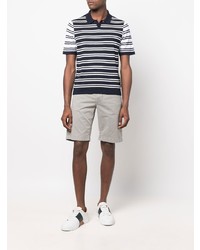 BOSS Two Tone Striped Polo Shirt