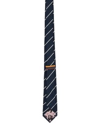Paul Smith Navy Striped Tie