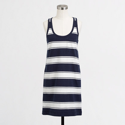 white cotton tank dress