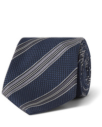 Tom Ford 8cm Striped Woven Silk Tie