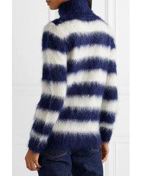 Michael Kors Collection Striped Turtleneck Sweater