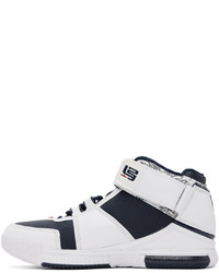 Nike Navy White Zoom Lebron 2 Sneakers