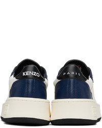 Kenzo Navy White Hoops Trainer Sneakers