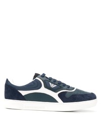 Emporio Armani Panelled Low Sneakers