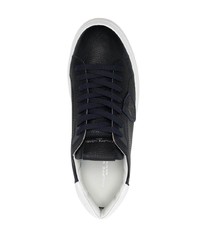 Philippe Model Paris Temple Veau Leather Sneakers
